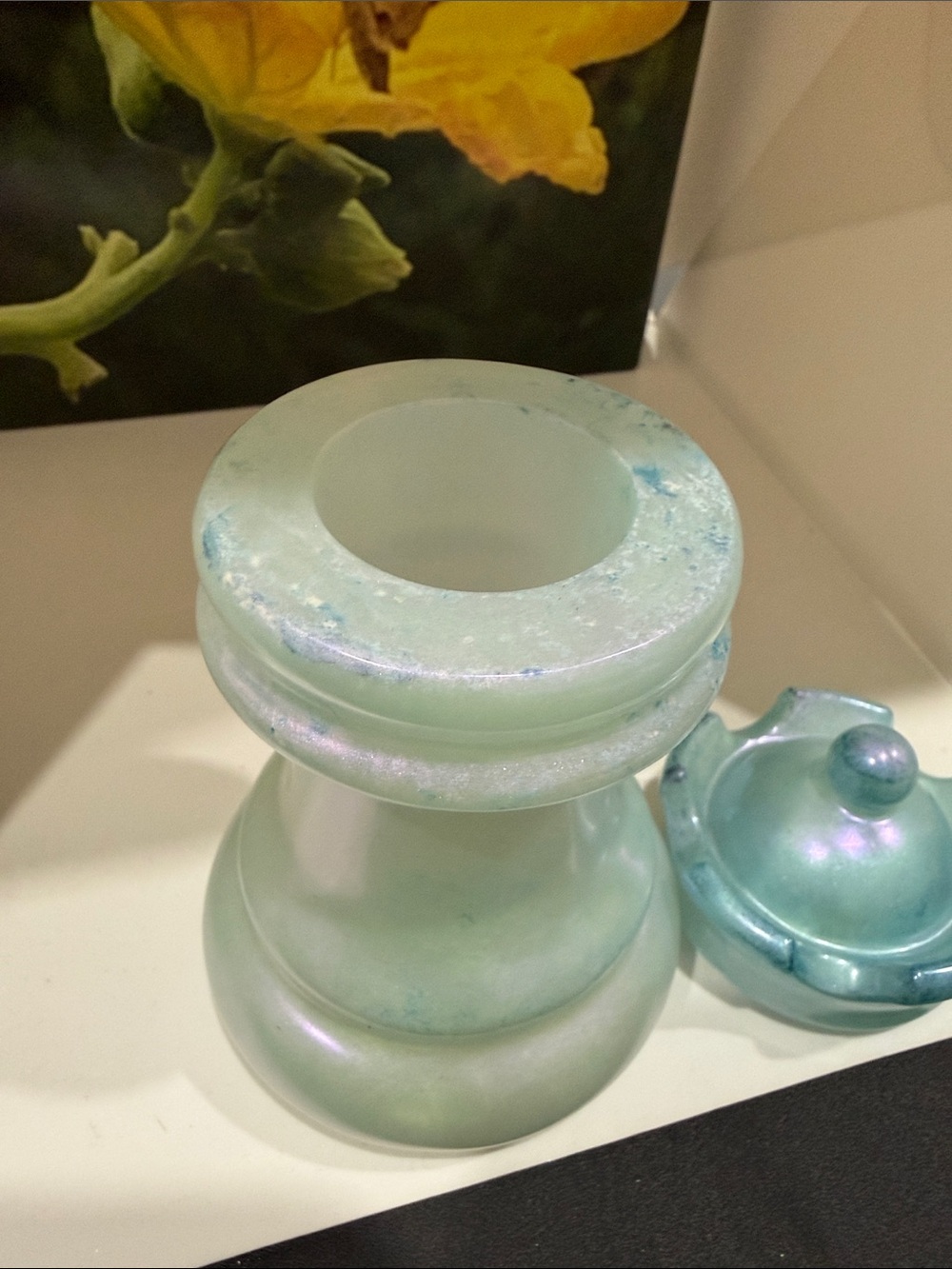 Resin Decorative Chess Rook Container - Picture 9 of 10